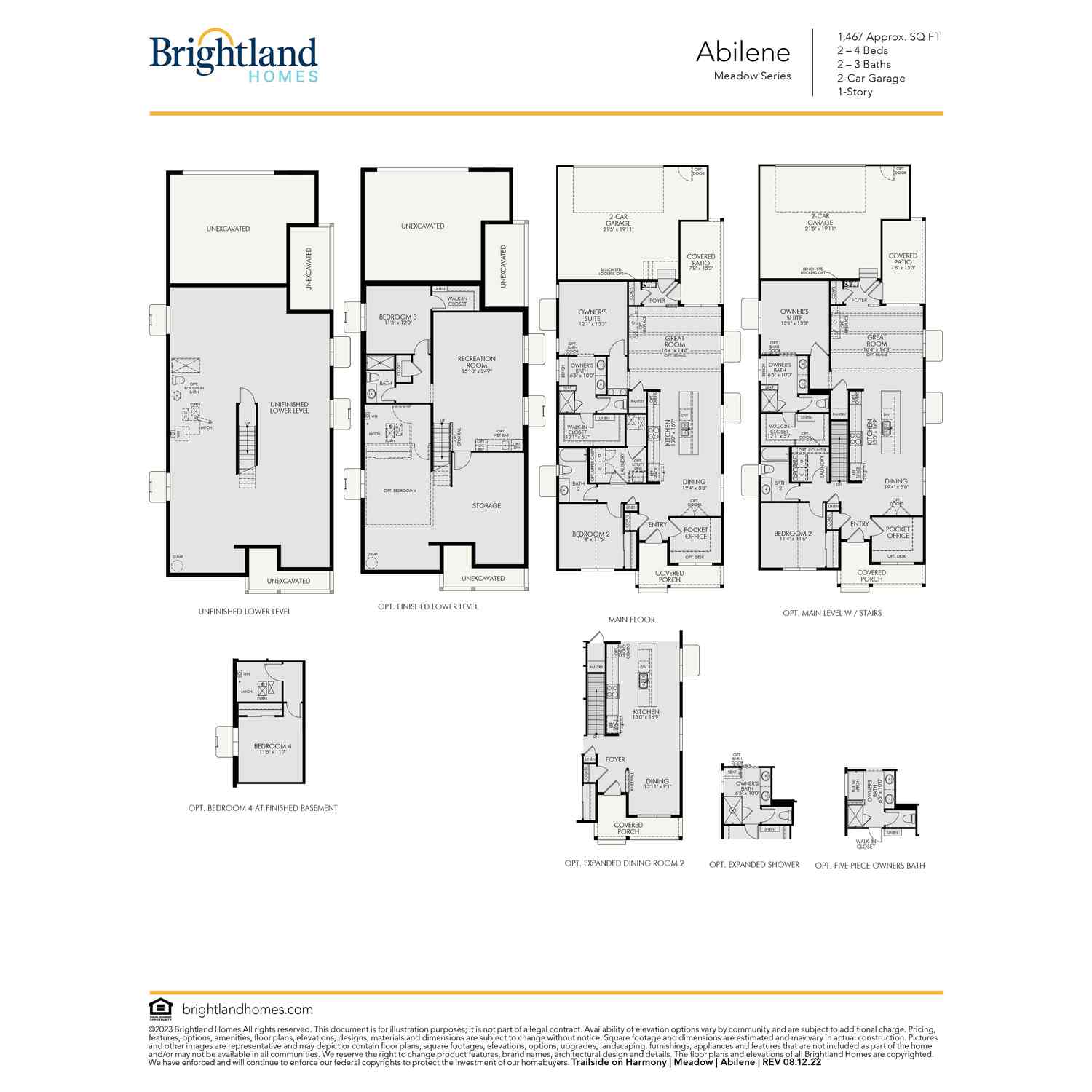 Trailside on Harmony Single Family Quick Move in Home 5231